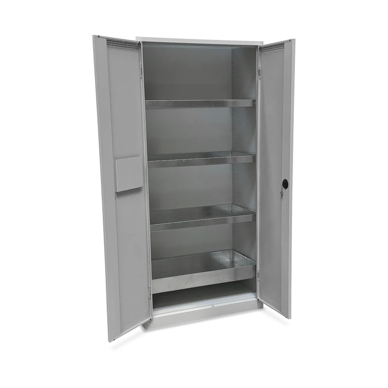 Umweltschrank (920 mm Breit) mit 4 Wannen