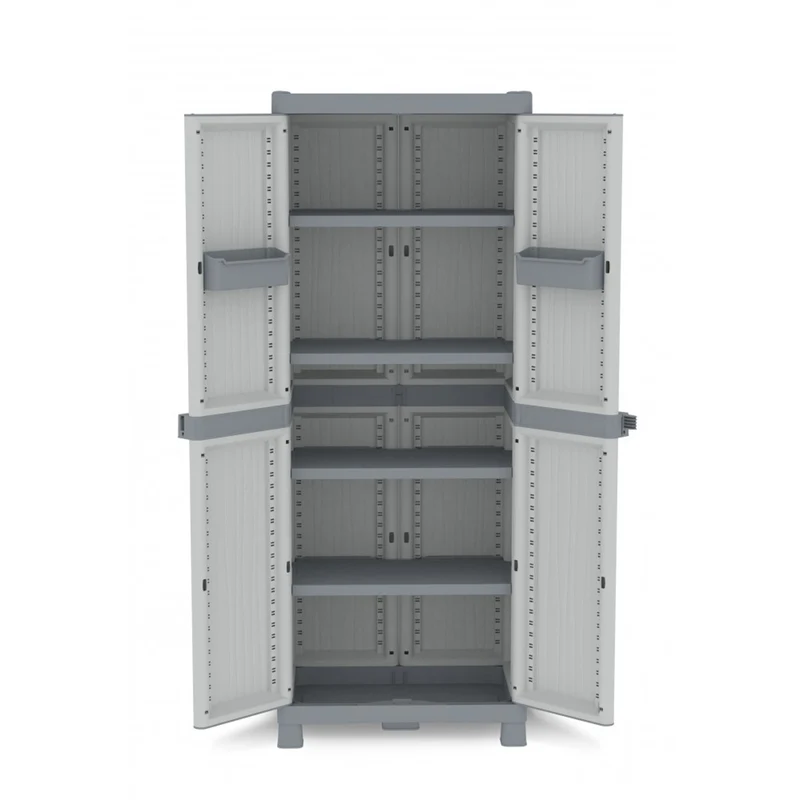 XL Kunststoffschrank Putzschrank Haushaltsschank "Domino Wave" 2700
