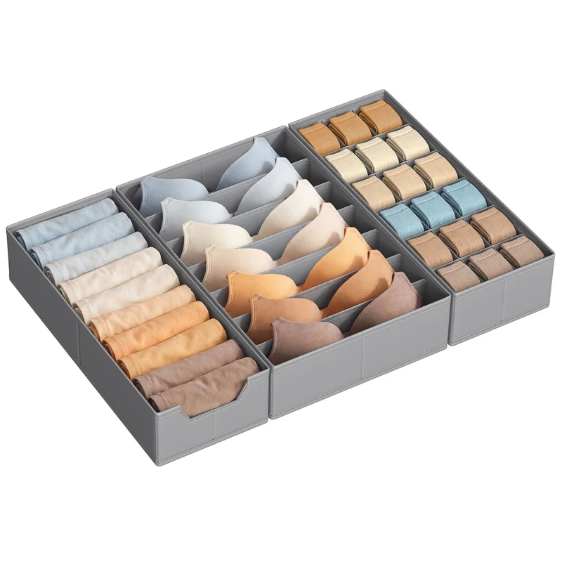 Faltbare Schubladen-Organizer 2er Set