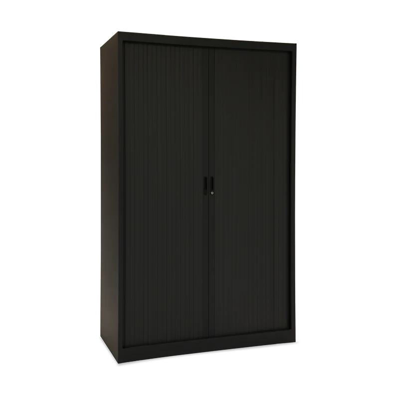 Stahl-Rollladenschrank (5 OH) – Korpus in Tiefschwarz
