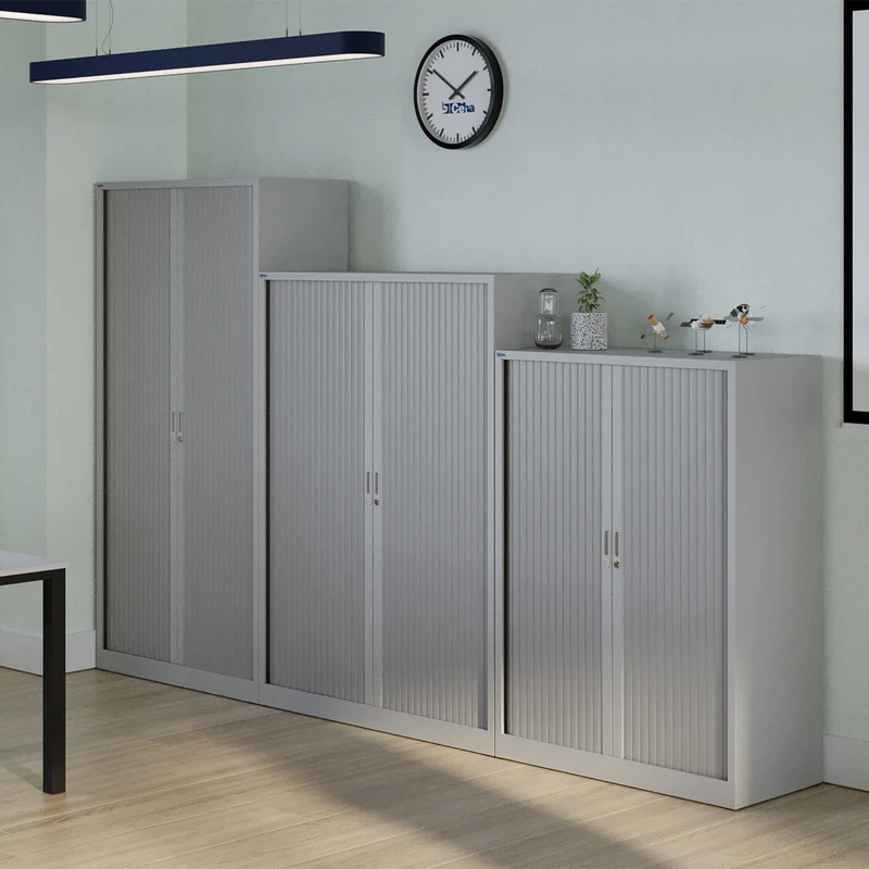 Stahl-Rollladenschrank (5 OH) – Korpus in Lichtgrau
