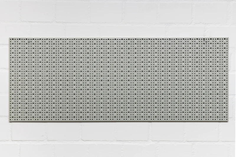 KREHER XL Lochblech Hellgrau 98 x 46 cm
