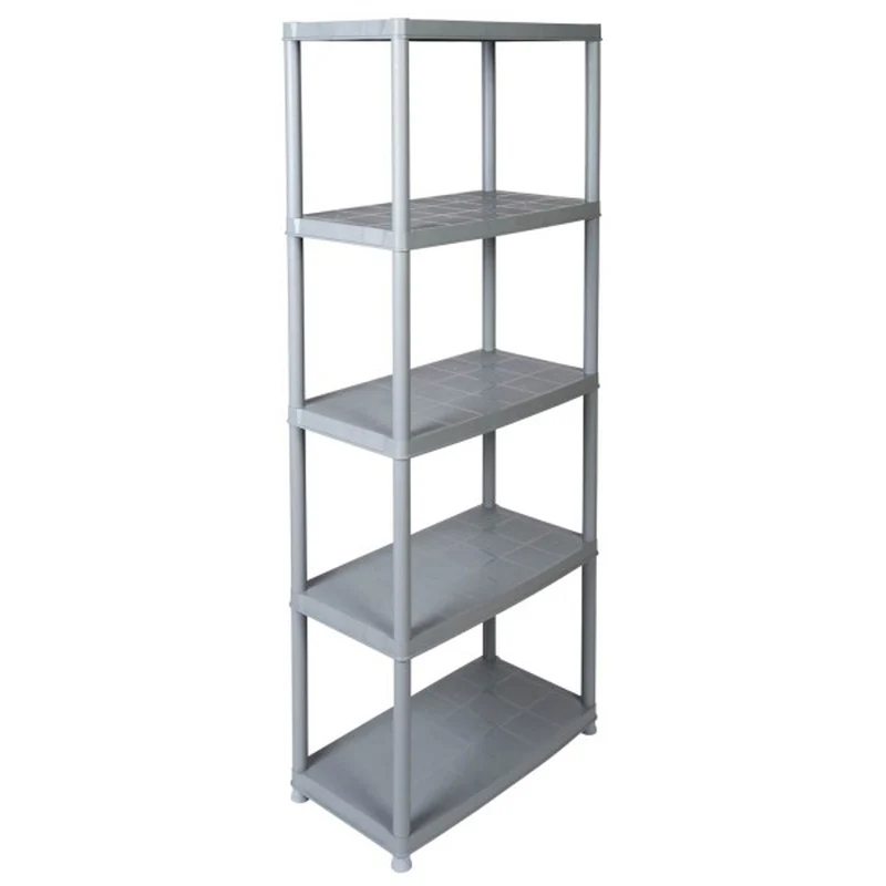 Set: 3 x PLATIN - Kunststoffregal 15 Zoll (Grau)