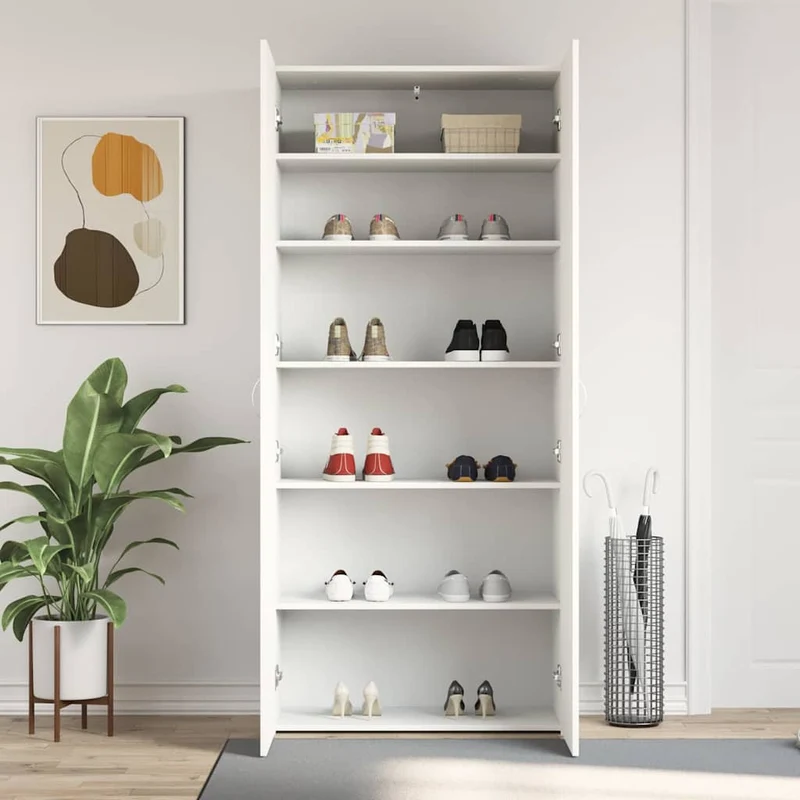 Großer geschlossener Schuhschrank mit 6 Ebenen
