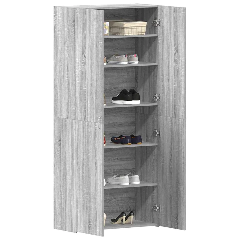 Großer geschlossener Schuhschrank mit 6 Ebenen