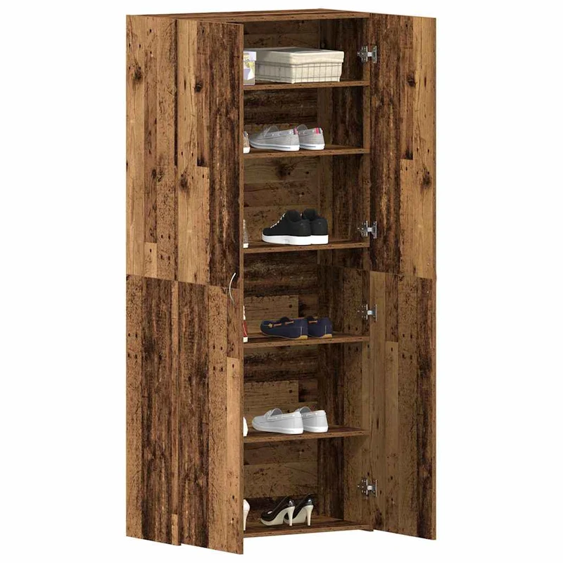 Großer geschlossener Schuhschrank mit 6 Ebenen