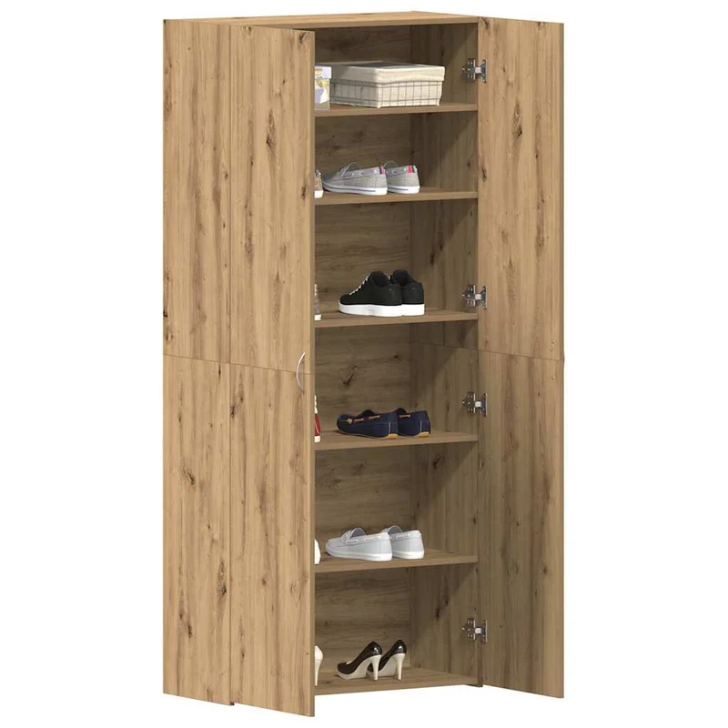 Großer geschlossener Schuhschrank mit 6 Ebenen