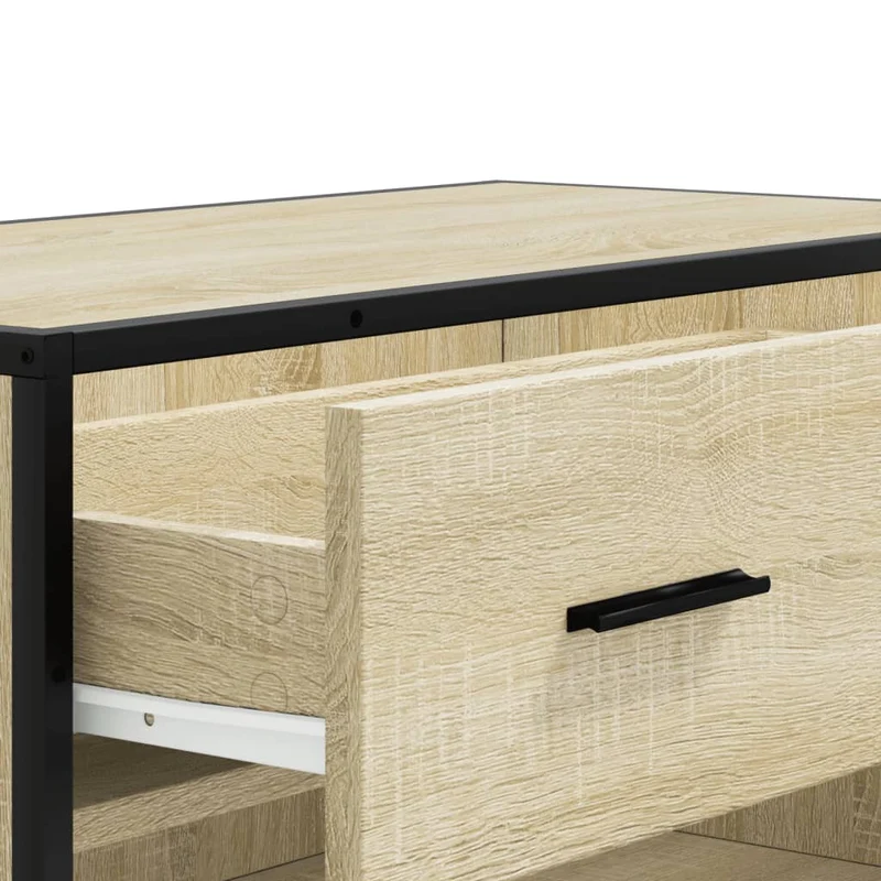 Moderner Schuhschrank mit 4 Fächern und Schublade