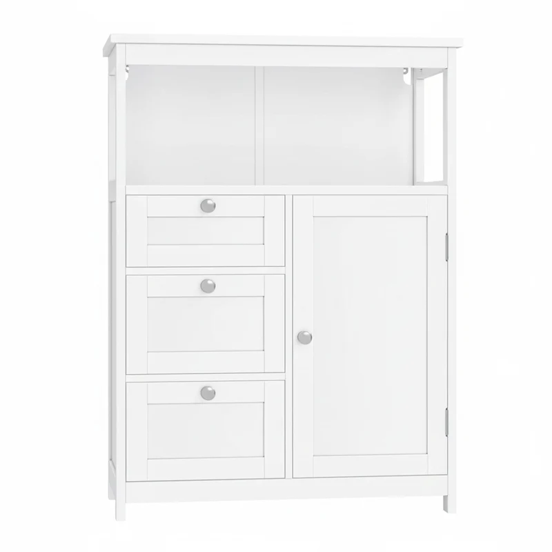 Badezimmerschrank 30 x 60 x 80 cm mit 3 Schubladen