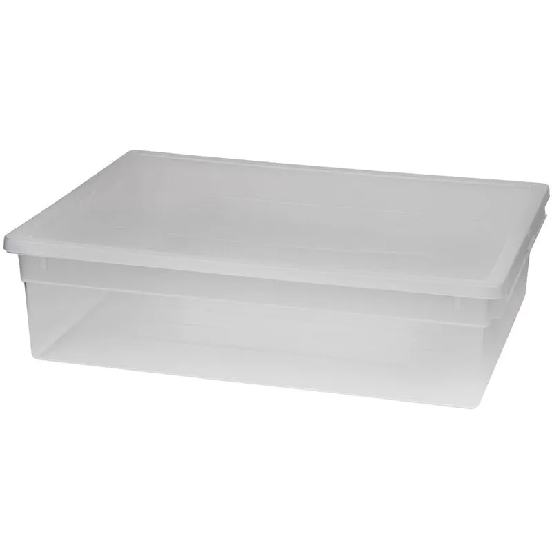 Set: 4 x LightBox 52 XL mit Deckel, halbhoch, 22 Liter