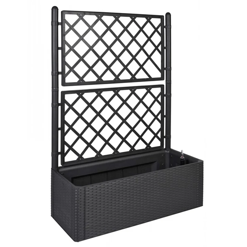 Spaliere und Pflanzkästen, Rattan, Anthrazit (frei kombinierbar)