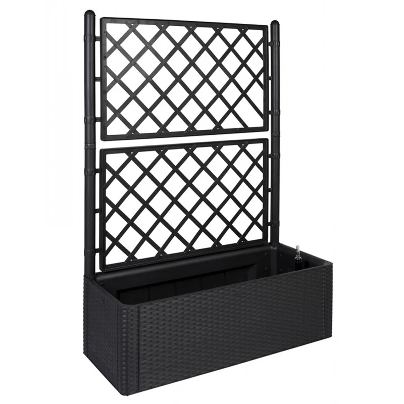 Bundle: Rattan Spaliere - 2 große Spaliere, 1 kleines Spalier in Anthrazit