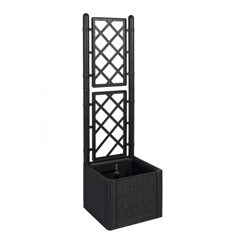 Bundle: Rattan Spaliere - 2 große Spaliere, 1 kleines Spalier in Anthrazit
