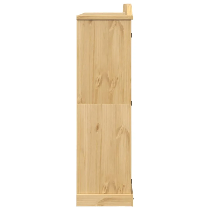Klassischer Holzschrank "Corona" aus massiver Kiefer