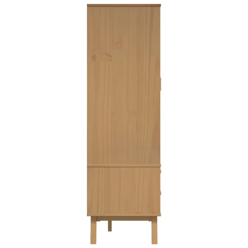 Holz-Kleiderschrank im skandinavischen Design, 2-türig