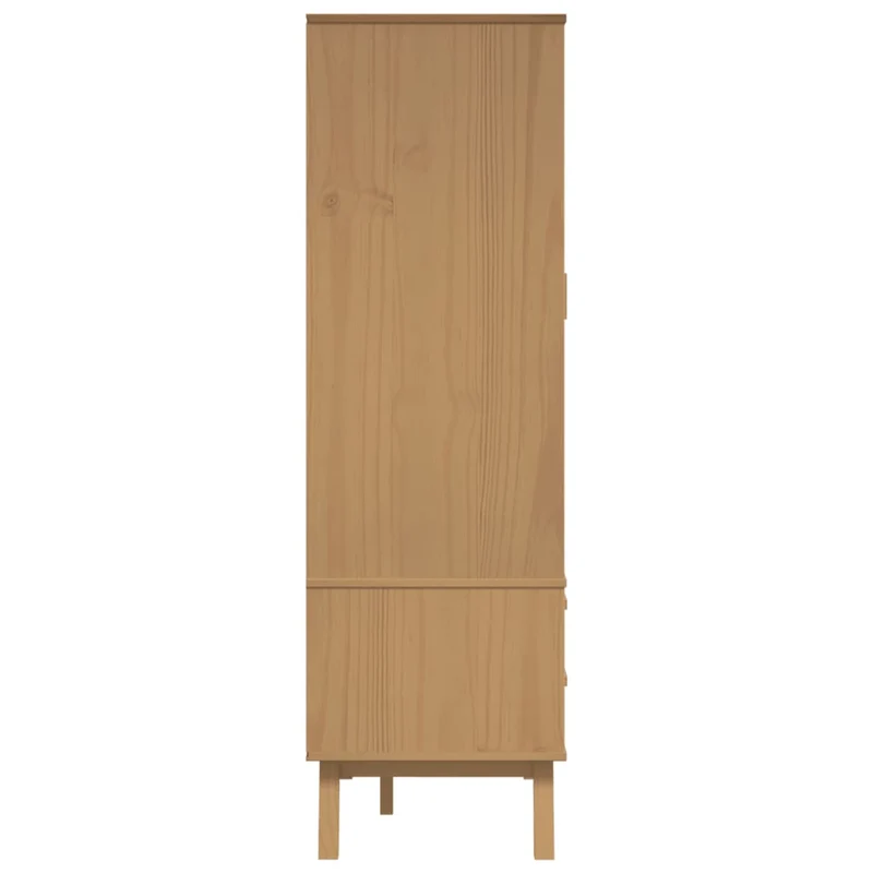 Holz-Kleiderschrank im skandinavischen Design, 2-türig