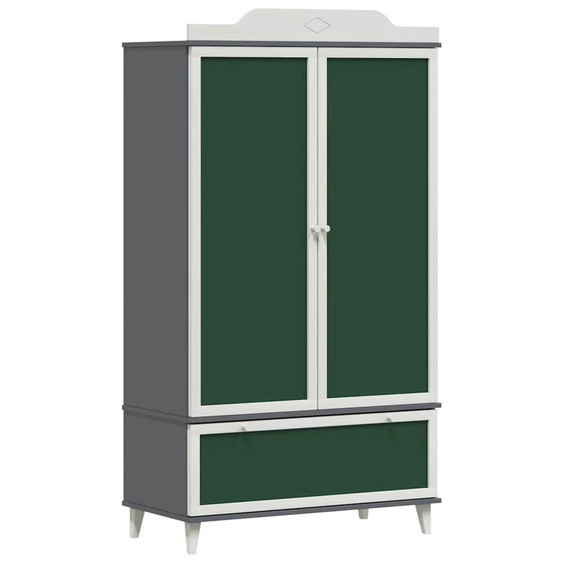 Großzügiger Kleiderschrank mit Kreidetafel, 2-türig