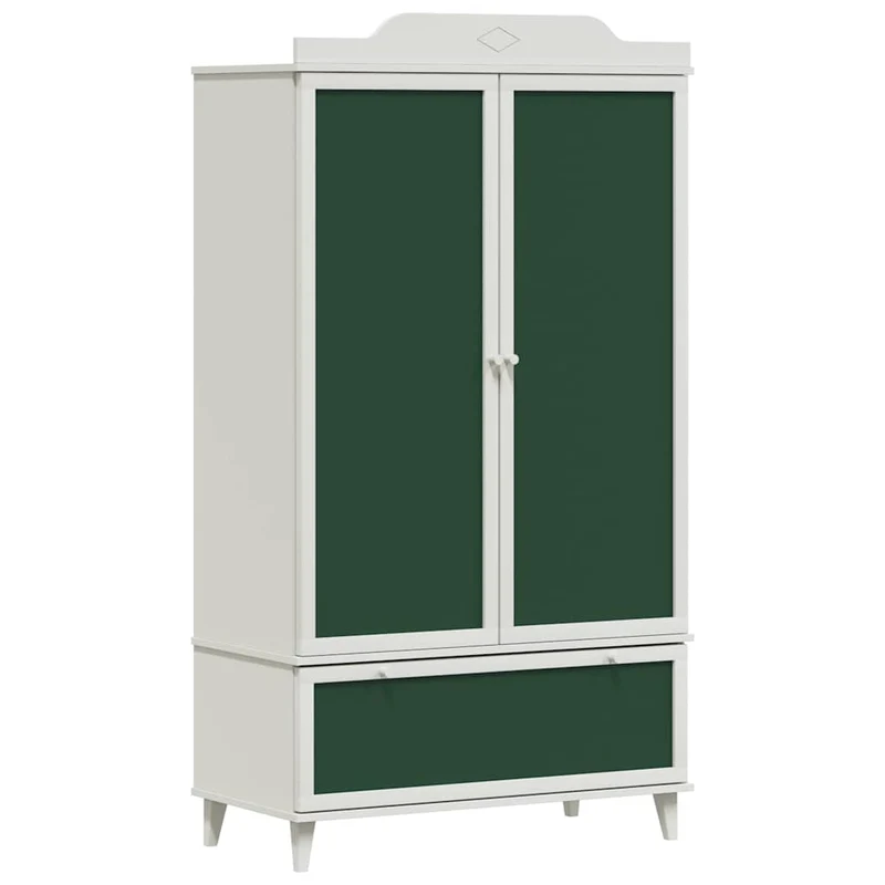 Großzügiger Kleiderschrank mit Kreidetafel, 2-türig