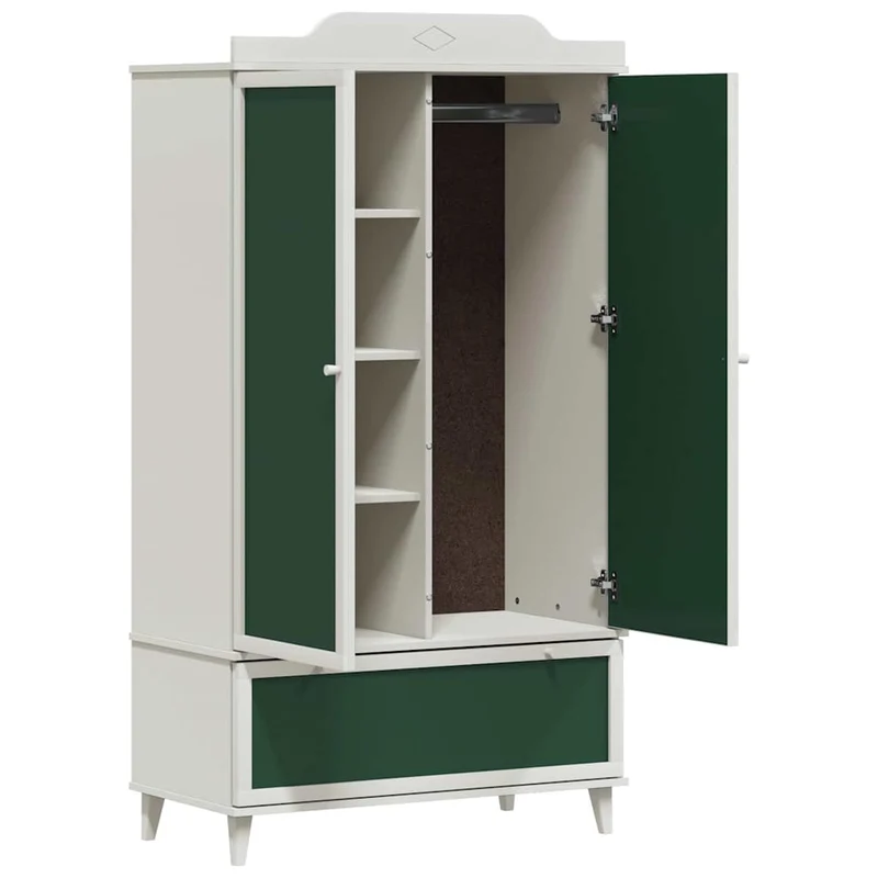 Großzügiger Kleiderschrank mit Kreidetafel, 2-türig