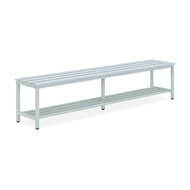 Kunststoff-Sitzbank mit Schuhrost (optional) - 1000-2000 mm