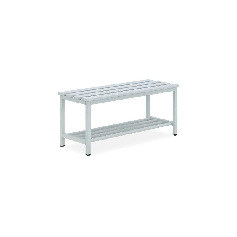 Kunststoff-Sitzbank mit Schuhrost (optional) - 1000-2000 mm