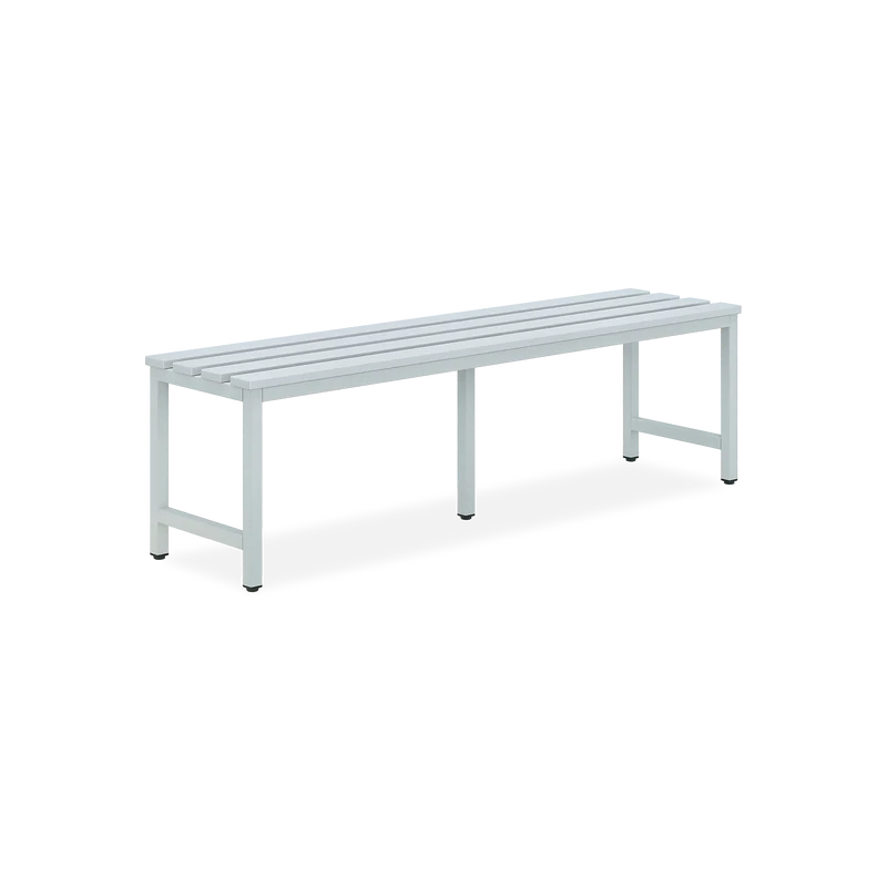 Kunststoff-Sitzbank mit Schuhrost (optional) - 1000-2000 mm