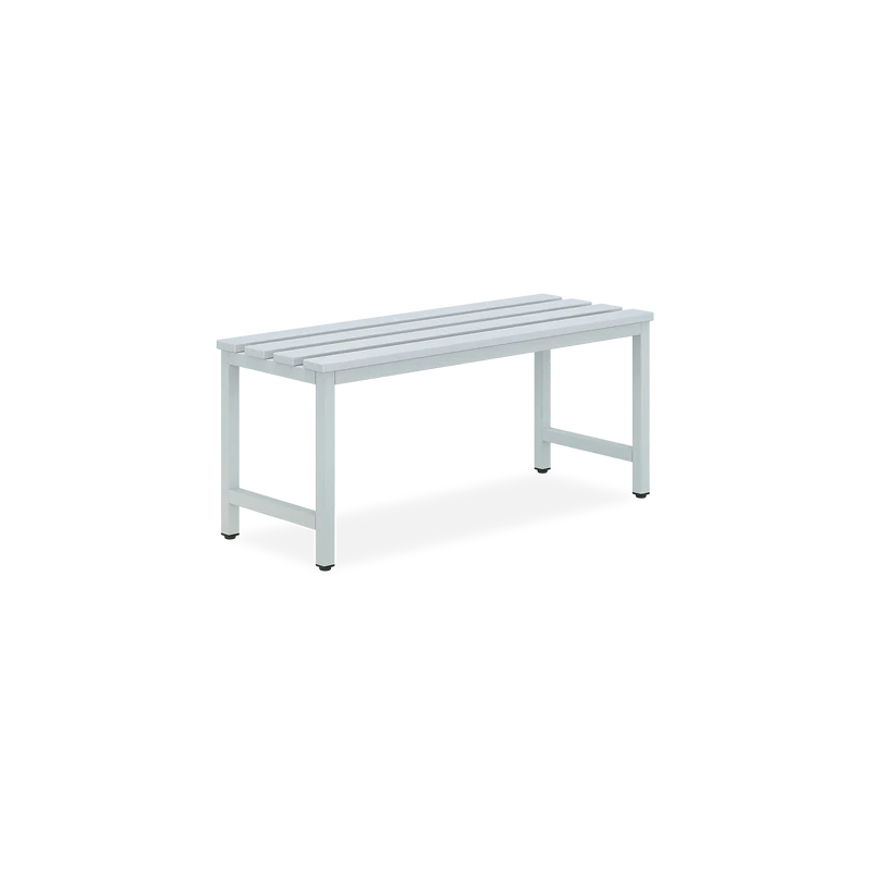 Kunststoff-Sitzbank mit Schuhrost (optional) - 1000-2000 mm