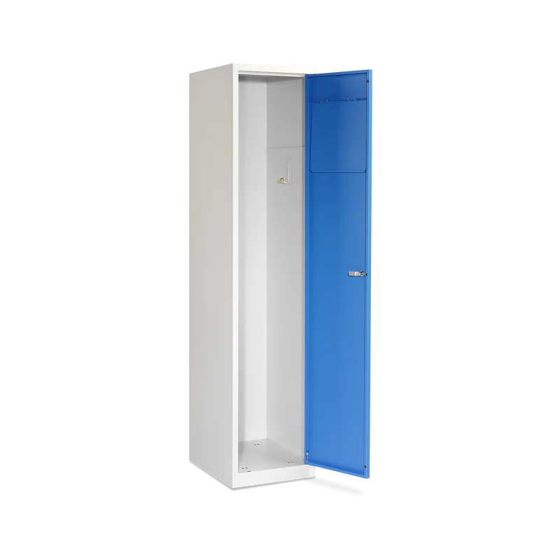 Wäschesammelschrank in Enzianblau