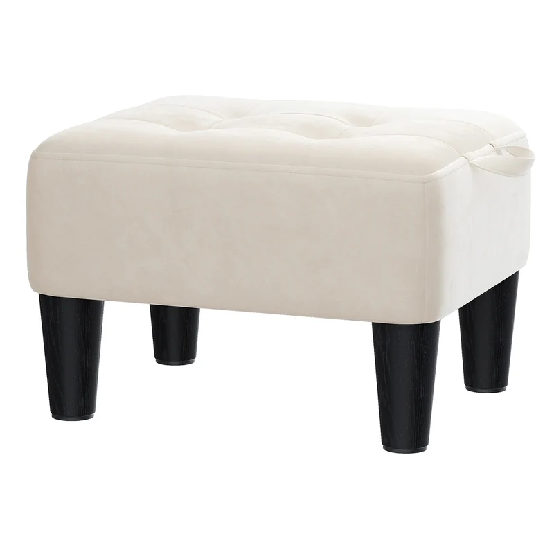Sitzhocker mit weicher Polsterung für Wohnzimmer und Schlafzimmer