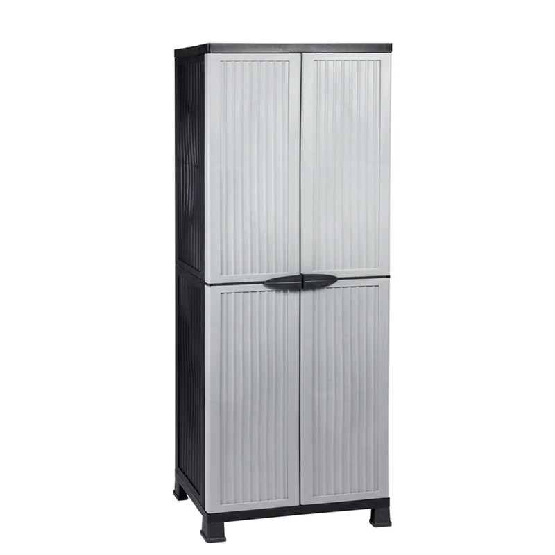 Set: 2 x NOBLE Kunststoffschrank mit 3 Einlegeböden