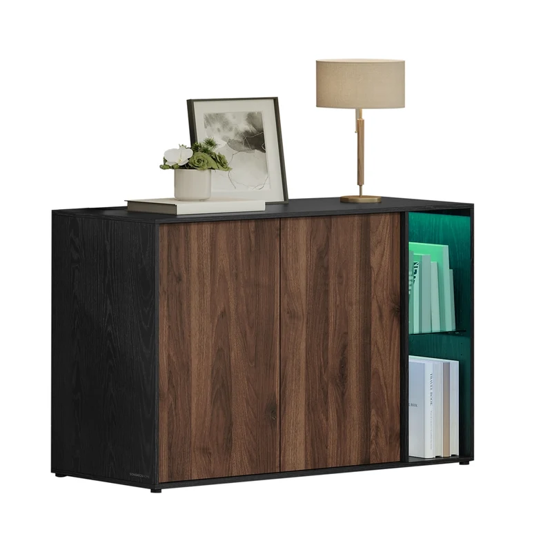 Sideboard mit Beleuchtung und Toolless-Technologie