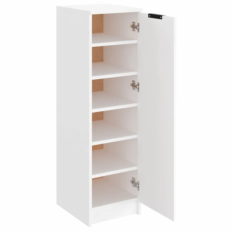 Schlanker Schuhschrank mit 6 Fächern, 30 x 100 cm