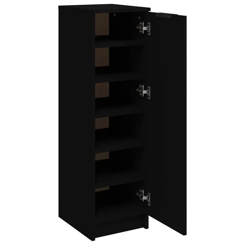 Schlanker Schuhschrank mit 6 Fächern, 30 x 100 cm