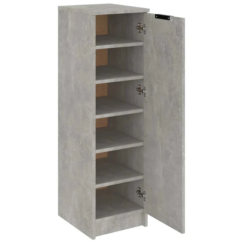 Schlanker Schuhschrank mit 6 Fächern, 30 x 100 cm