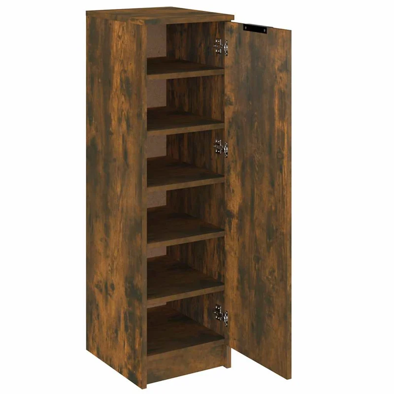 Schlanker Schuhschrank mit 6 Fächern, 30 x 100 cm
