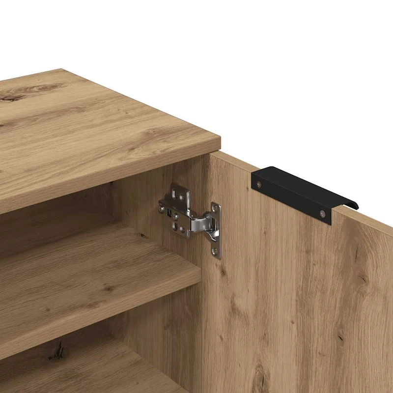 Schlanker Schuhschrank mit 6 Fächern, 30 x 100 cm
