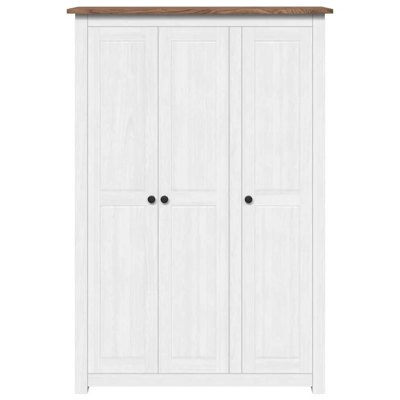 Massivholz Kleiderschrank mit viel Platz, 3-türig