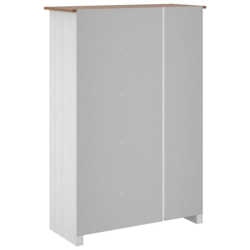 Massivholz Kleiderschrank mit viel Platz, 3-türig