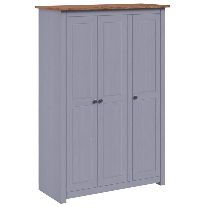 Massivholz Kleiderschrank mit viel Platz, 3-türig