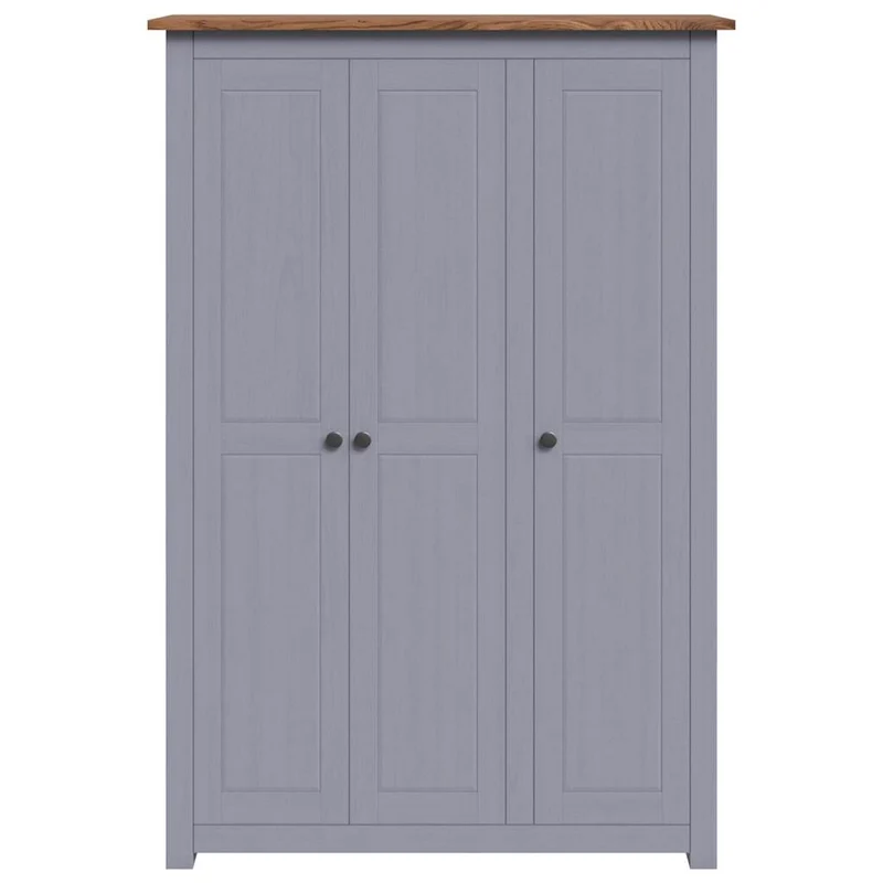 Massivholz Kleiderschrank mit viel Platz, 3-türig