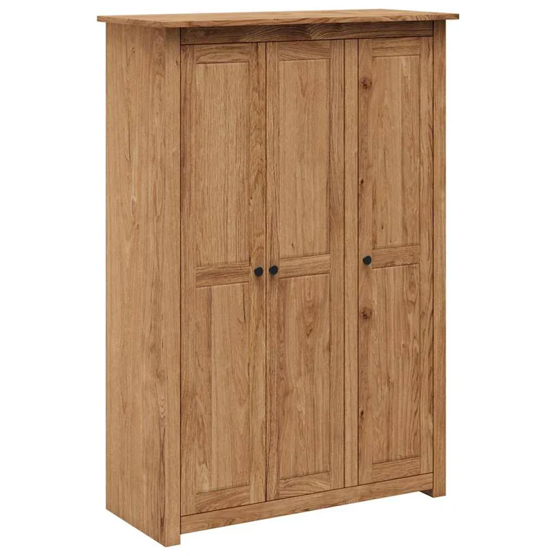 Massivholz Kleiderschrank mit viel Platz, 3-türig