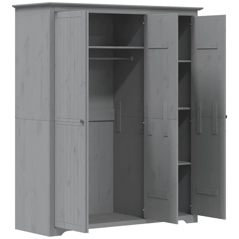Klassischer Kleiderschrank im französischen Design, 3-türer