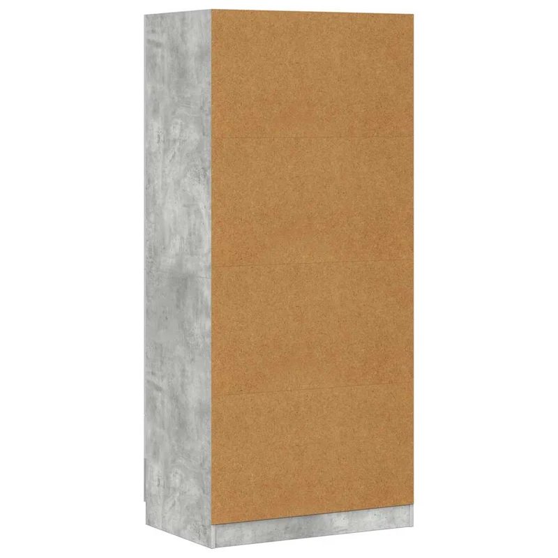 Schlafzimmerschrank aus Holz, mit Ablage und Kleiderstange