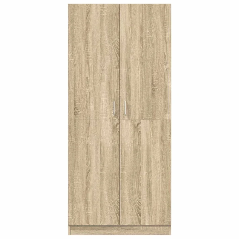 Schlafzimmerschrank aus Holz, mit Ablage und Kleiderstange
