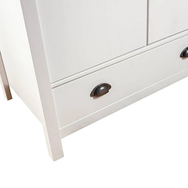 Moderner Kleiderschrank aus Kiefernholz, 2-türig