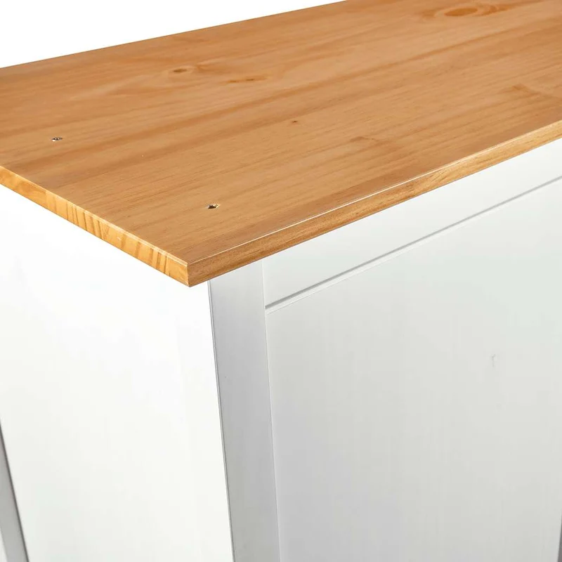 Moderner Kleiderschrank aus Kiefernholz, 2-türig