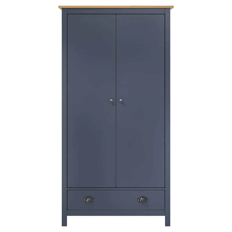 Moderner Kleiderschrank aus Kiefernholz, 2-türig