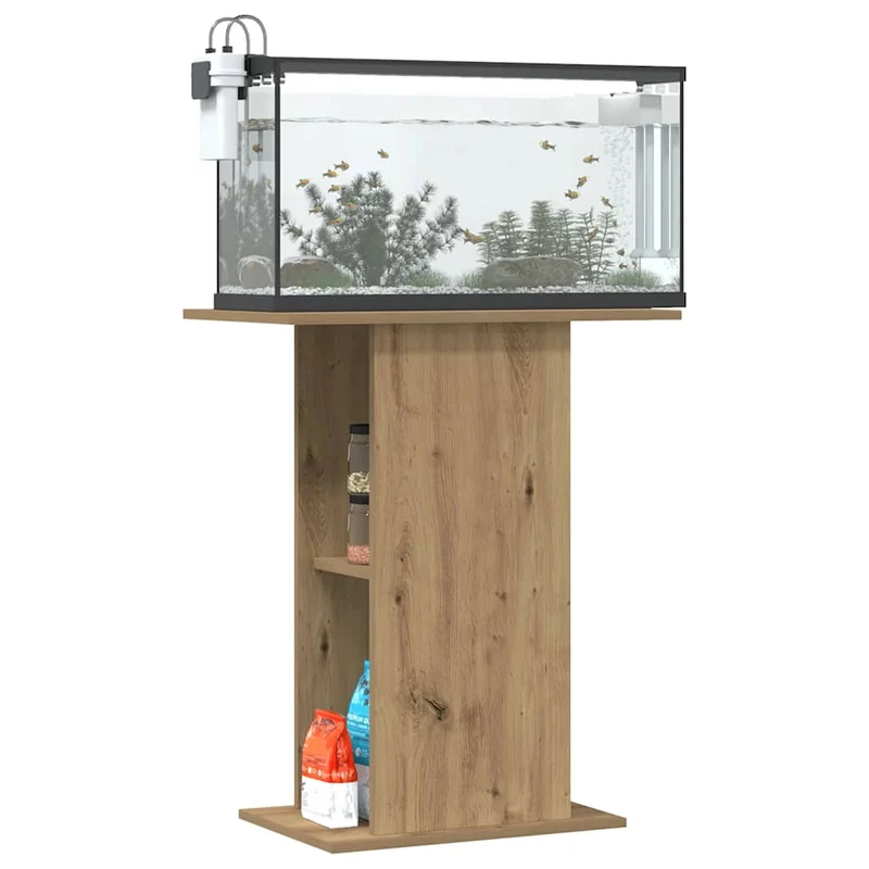 Aquariumständer aus Holzwerkstoff, 60,5x36x72,5 cm