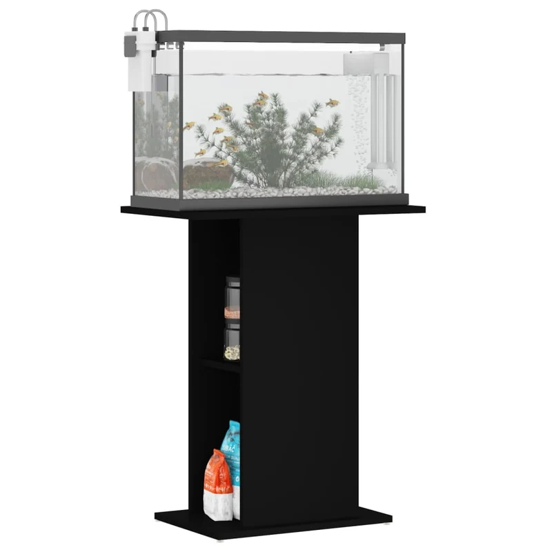 Aquariumständer aus Holzwerkstoff, 60,5x36x72,5 cm