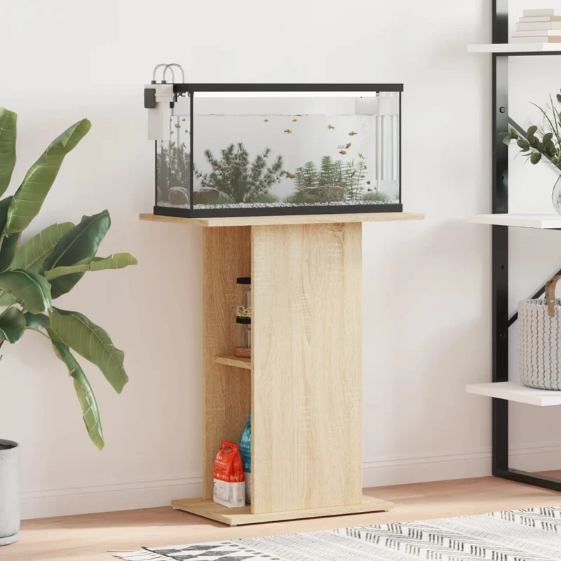 Aquariumständer aus Holzwerkstoff, 60,5x36x72,5 cm